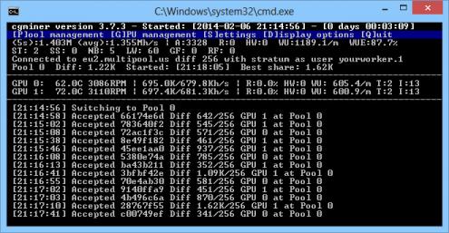 Εγκατάσταση του cgminer/bfgminer σε Linux